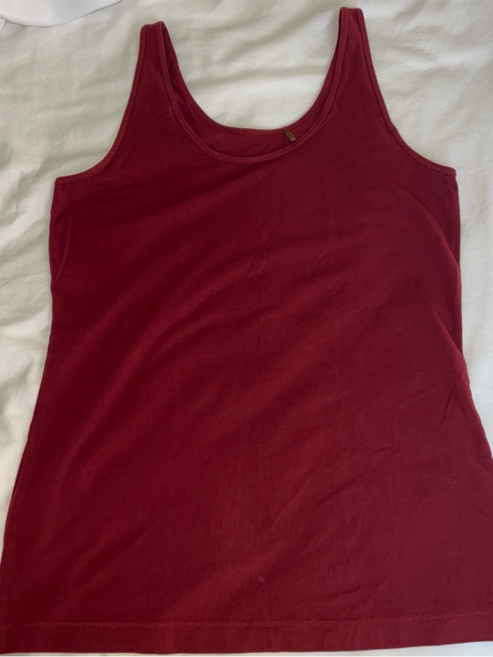 Tommy Bahama Deep Red Scoop Neck Tank
